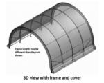 20'Wx30'Lx12'H fabric storage shelter